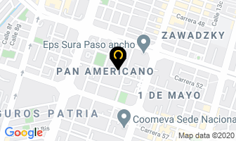 Mapa de Bella Donna en Cali