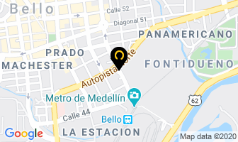 Mapa de Bellas Cocinas en Bello