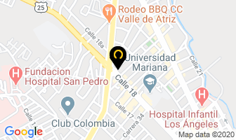 Mapa de Bellas Uñas en Pasto