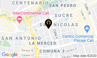 Mapa de Belleza Natural Cali en Cali