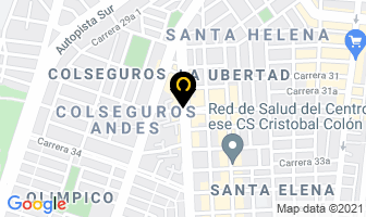 Mapa de Bellezalud en Cali