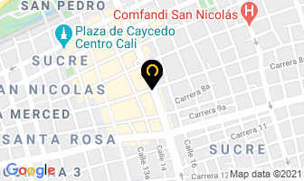 Mapa de Bellísima Estética Integral en Cali