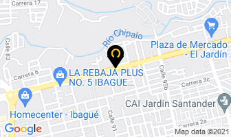 Mapa de Bello Agro E.u. en Ibagué