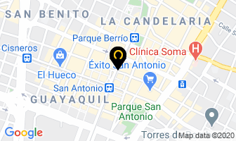 Mapa de Bello Lentes en Medellín