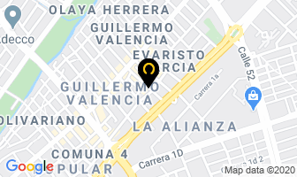 Mapa de Beltrán Cadavid Gabriel Eugenio en Cali