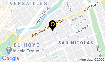 Mapa de Benar & Cia. Ltda. en Cali