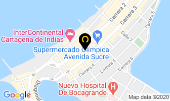 Mapa de Bequia Eagle en Cartagena