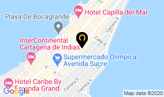 Mapa de Berlitz en Cartagena