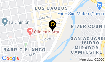 Mapa de Bermúdez Nicolás en Cúcuta