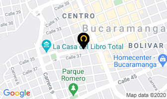 Mapa de Bernardo Gonzalez Martinez en Bucaramanga