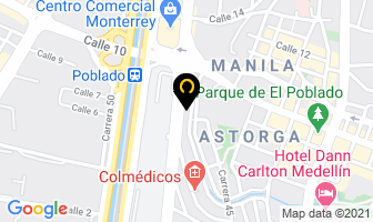 Mapa de Best computo en Medellín