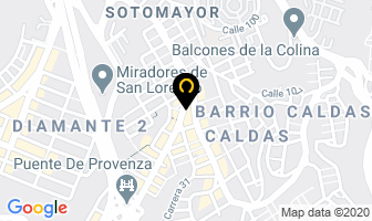 Mapa de Beta Filters en Bucaramanga