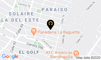 Mapa de Beta Systems Ltda. en Barranquilla