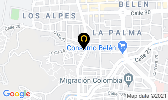 Mapa de Betacolor Ltda. en Medellín