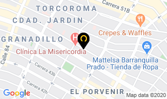 Mapa de Betty Sue en Barranquilla