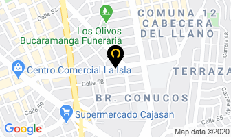 Mapa de Beula Physical Therapy en Bucaramanga
