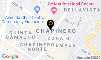 Mapa de Bh Hoteles en Bogotá D.C