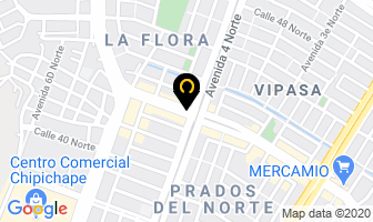 Mapa de Bhangra Restaurante en Cali