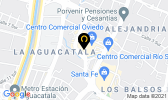 Mapa de Bi Comunicaciones en Medellín
