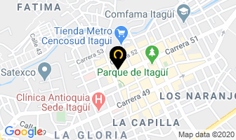 Mapa de Biblioteca Diego Echavarría Misas en Itaguí