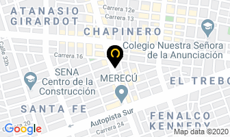 Mapa de Biblioteca Virtual S.r.s Internet Para Todos en Cali