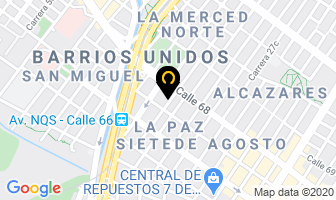 Mapa de Bicicletas Biangly en Bogotá D.C