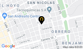 Mapa de Bicicletas Bicicrom en Cali