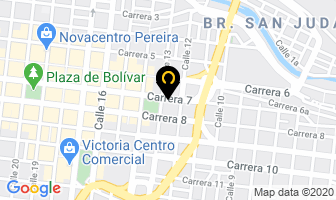 Mapa de Bicicletas Coppi en Pereira