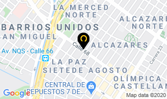 Mapa de Bicicletas Duarte en Bogotá D.C