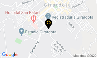Mapa de Bicicletas Juanito en Girardota
