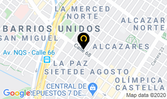 Mapa de Bicicletas Land Star en Bogotá D.C