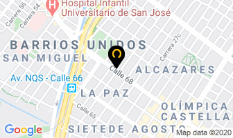Mapa de Bicicletas Pacheco en Bogotá D.C