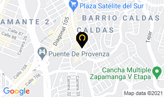 Mapa de Bicicletas Quintero en Bucaramanga
