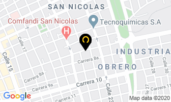 Mapa de Bicicletas Super Star en Cali