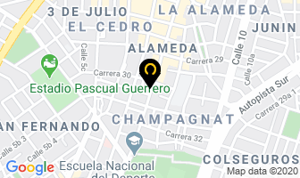 Mapa de Bicicletas Y Accesorios Estela en Cali