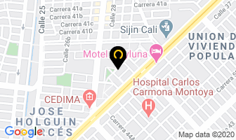 Mapa de Bicicleteria Ciclo Manchester en Cali