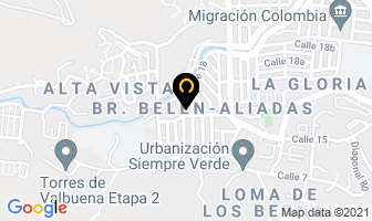 Mapa de B.i.c.o. en Medellín