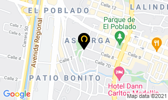 Mapa de Bien Raíz en Medellín