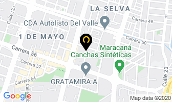 Mapa de Big Apple Producciones en Cali