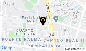 Mapa de Big Service Coffee en Cali