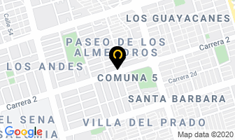 Mapa de Bike Art en Cali