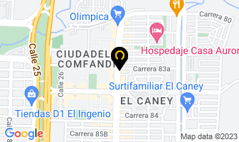 Mapa de Bike Workshop Domicilios en Cali