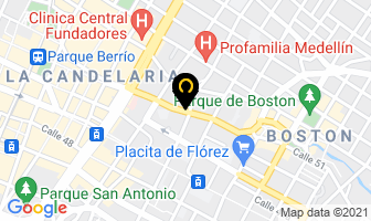 Mapa de Billares Jack en Medellín
