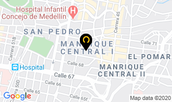 Mapa de Billares Per.za en Medellín