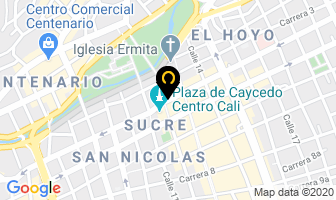 Mapa de Bingo El Gran Faraón en Cali