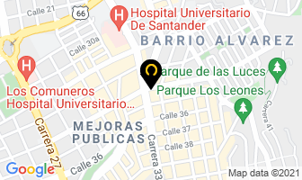 Mapa de Bio Asesores en Bucaramanga