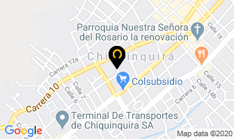 Mapa de Bio Center en Chiquinquirá