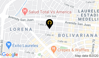 Mapa de Bio Gerencia Virtual en Medellín