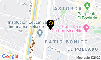 Mapa de Bio Gest Y Cia Ltda en Medellín