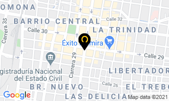 Mapa de Bio Naturals en Palmira